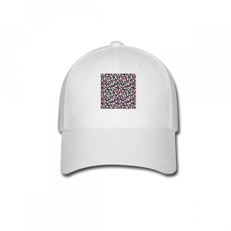 Nature Pattern T  Shirt Minimalist Leaf Line Art Illustration As A Sea Baseball Cap by fayabernathy149 | Artistshot