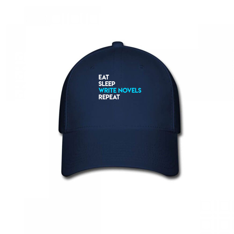 Eat Sleep Write Writing Novel Writer Baseball Cap by EnturArt | Artistshot