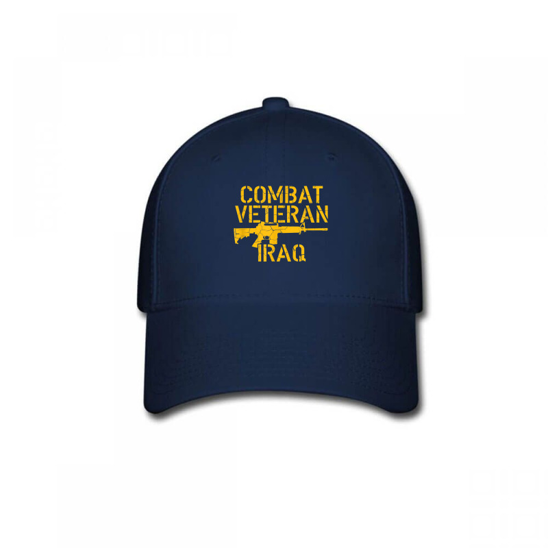 Combat Veteran Iraq Baseball Cap by LemonJack | Artistshot