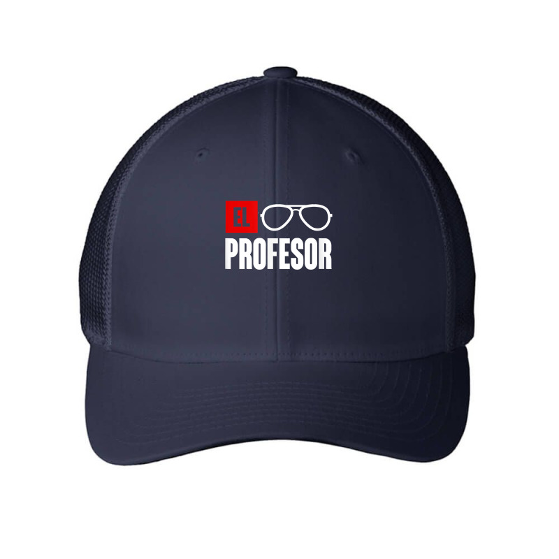 El Professor Money Costume Profesor Glasses Men Teacher Gift T Shirt Mesh Cap | Artistshot