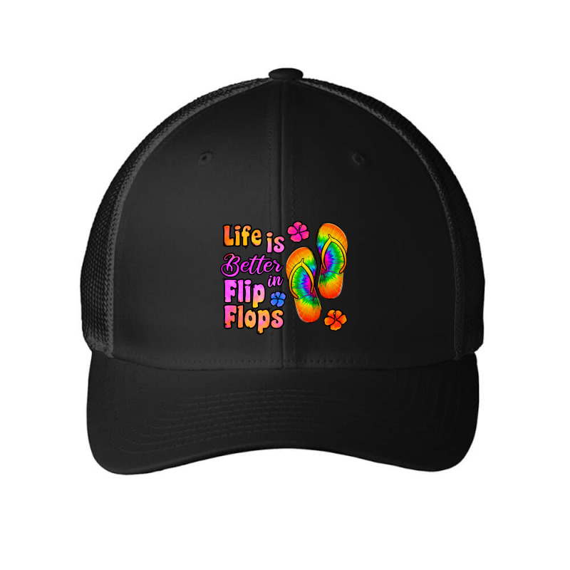 Life Is Better In Flip Flops Mesh Cap | Artistshot