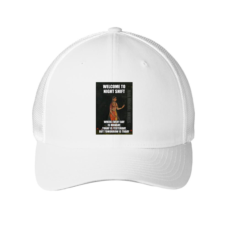 Yesterday, Baby, Funny Night Shift, Graveyard Shift Mesh Cap | Artistshot