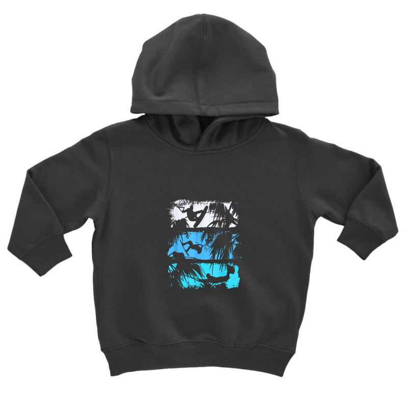 Wakeboard Lifestyle Vintage Design Palm Toddler Hoodie | Artistshot