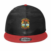 Vintage Family Vacation 2022 Lost Paradise St Kitts Beach Camo Snapback | Artistshot