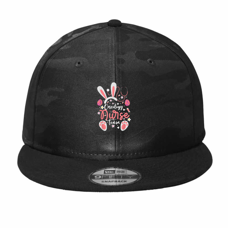 Oncology Nurse Team Easter Day Bunny Ears Oncology Nurse Camo Snapback by YenNgoc | Artistshot