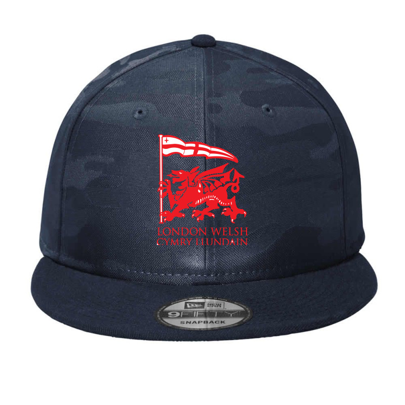 London Welsh Camo Snapback by SomArt | Artistshot