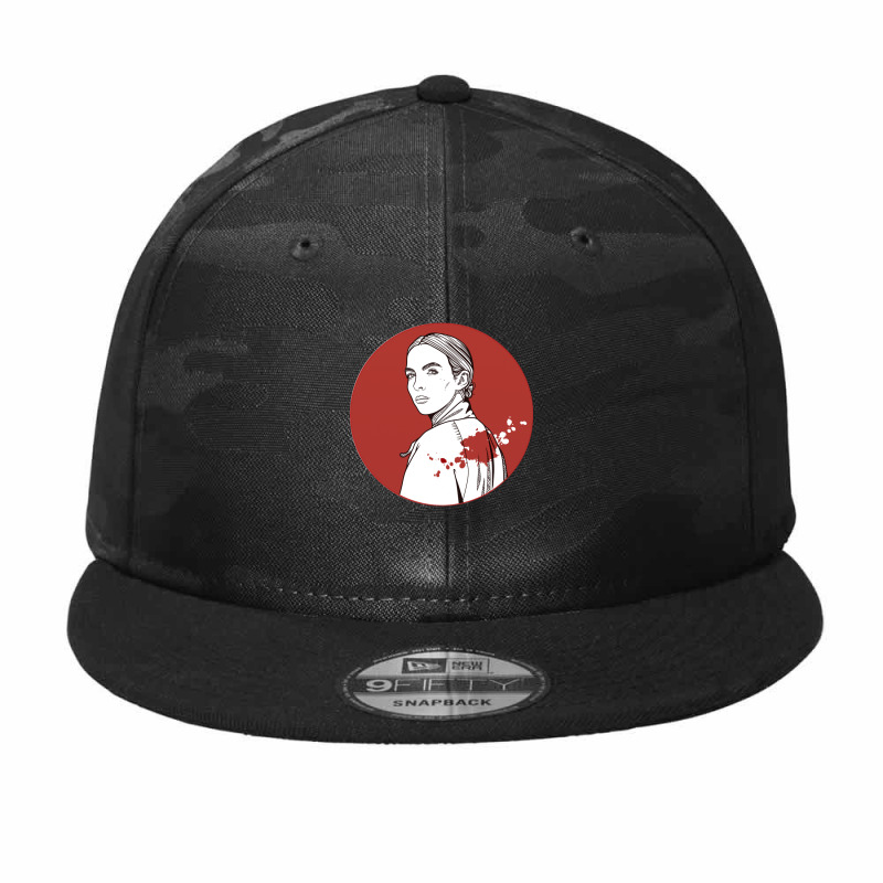 Killing Eve, Villanelle,jodie Comer,villanelle Jesus,drag,drag King,po Camo Snapback | Artistshot