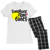 Sunshine & Tan Lines Women's Pajamas Set | Artistshot