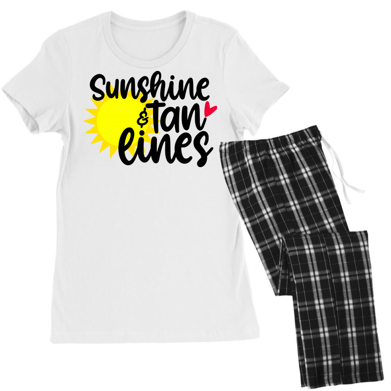 Sunshine & Tan Lines Women's Pajamas Set by Purpleblobart | Artistshot