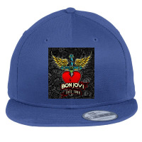 Now - Bon - Jov I- Tour Dates 2022 Flat Bill Snapback Cap | Artistshot