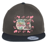 Cute Easter Bunny Easter Little Miss Cotton Tail Flat Bill Snapback Cap | Artistshot