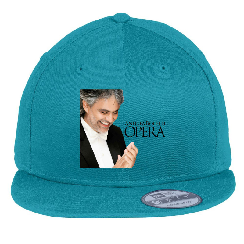 Andrea Bocelli Flat Bill Snapback Cap | Artistshot