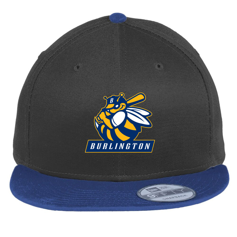 Burlington Bees (1) Flat Bill Snapback Cap | Artistshot