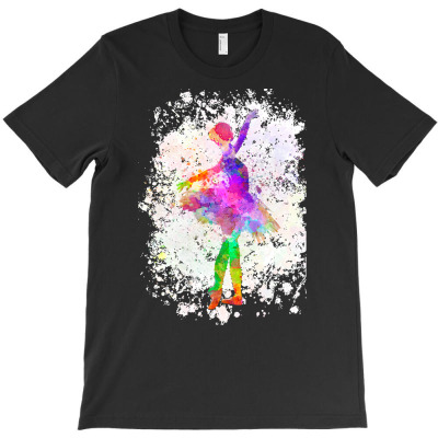 Classical Ballet Girl In Watercolor T-shirt Designed By Removesyrian