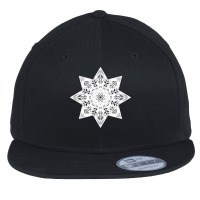 Mandala Art T  Shirt Mandala Magic Circle T  Shirt Flat Bill Snapback Cap | Artistshot