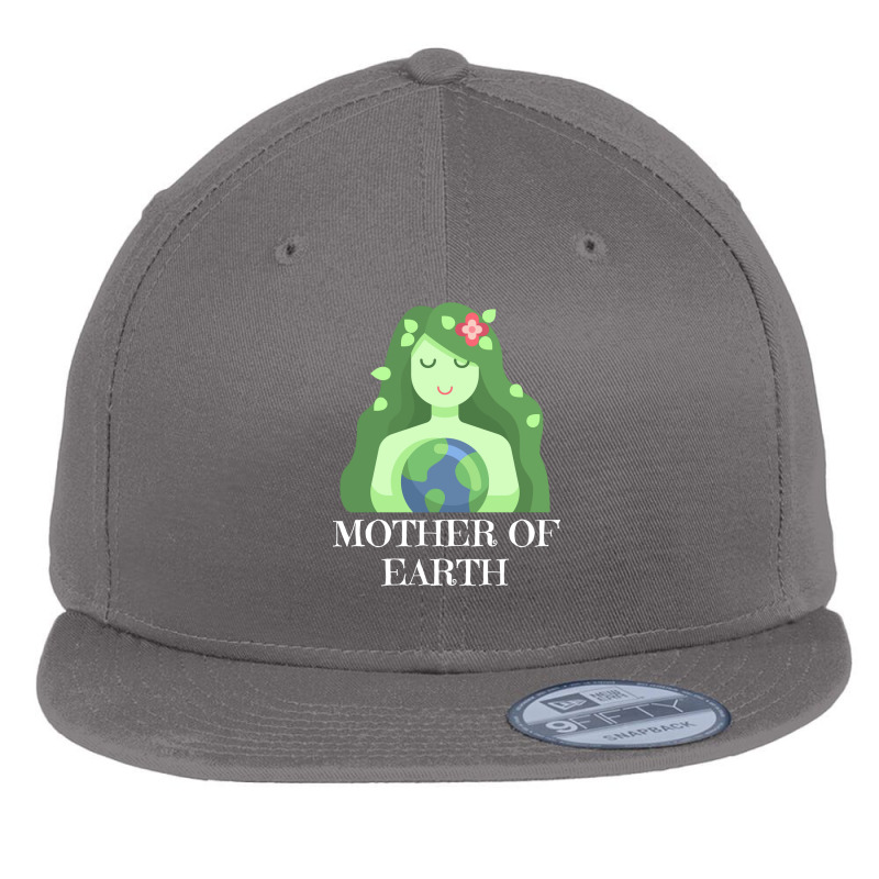 Mother Of Earth Flat Bill Snapback Cap by ShotHiroToTheMoon | Artistshot