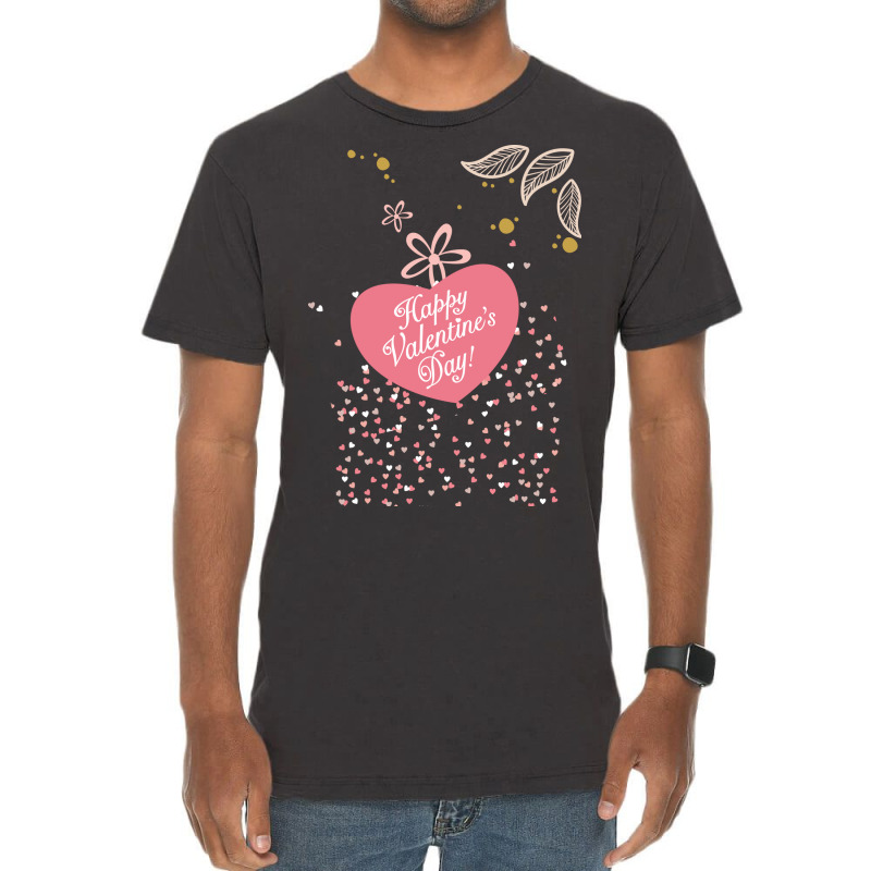 Leaf Valentine's Day Cute Vintage T-shirt | Artistshot