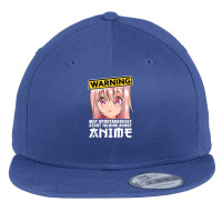 Spontaneously Talking About Anime Flat Bill Snapback Cap | Artistshot