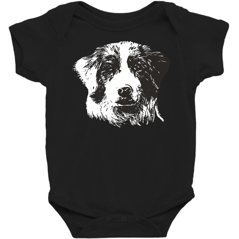 Australian Shepherd T  Shirt Australian Shepherd   Aussie Christmas Gi Baby Bodysuit by pitifulhere | Artistshot