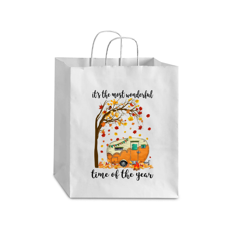 Camping Most Wonderful Time Of The Year Camper Campfire Debie Paper Bag - 10 X 5 X 13 | Artistshot