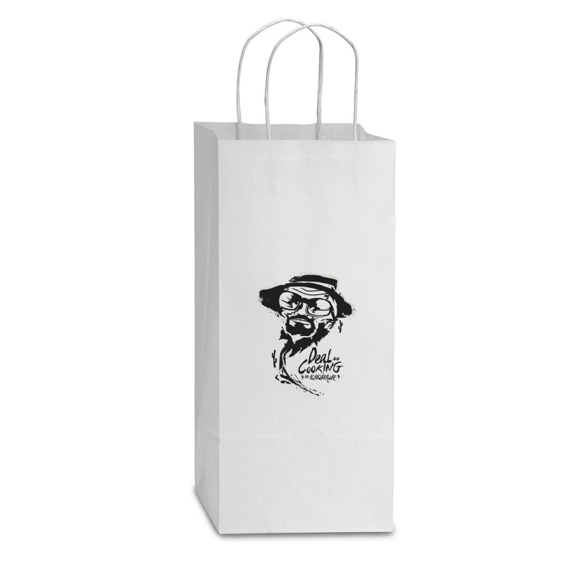 New New Deal And Cooking Double Wine Paper Bag - 6 1/2 X 3 1/2 X 12 3/8 | Artistshot