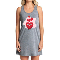 Valentine Heart Character Tank Dress | Artistshot