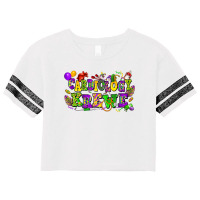 Cardiology Krewe Mardi Gras Scorecard Crop Tee | Artistshot