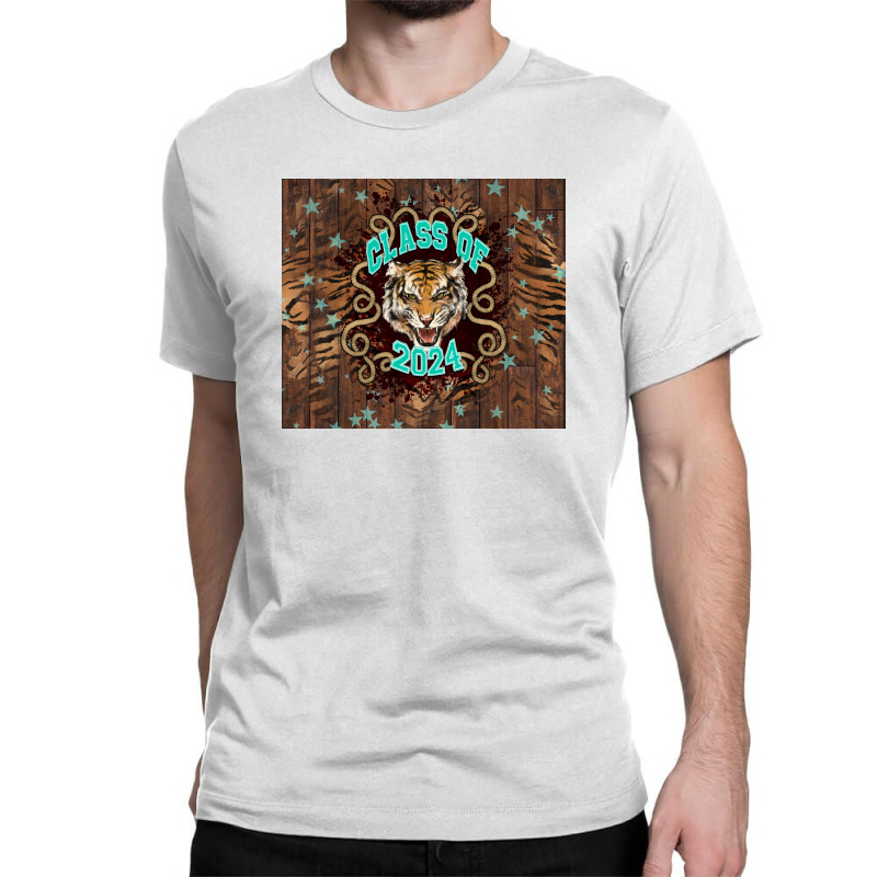 Class Of 2024 Tiger Classic T-shirt | Artistshot