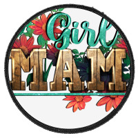 Girl Mama Round Patch | Artistshot