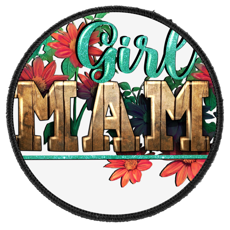 Girl Mama Round Patch | Artistshot