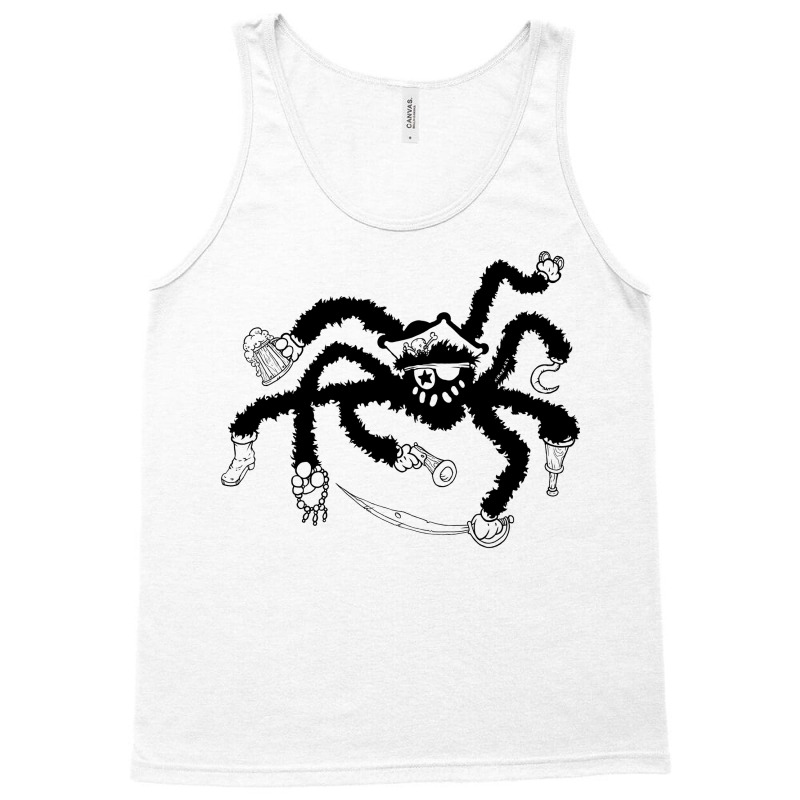 Pirate Spider: Retro Cartoon Tank Top | Artistshot