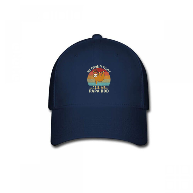 Mens My Favorite People Call Me Papa Bob Cute Sloth Lover Grandpa Prem Baseball Cap by ThienThuong | Artistshot