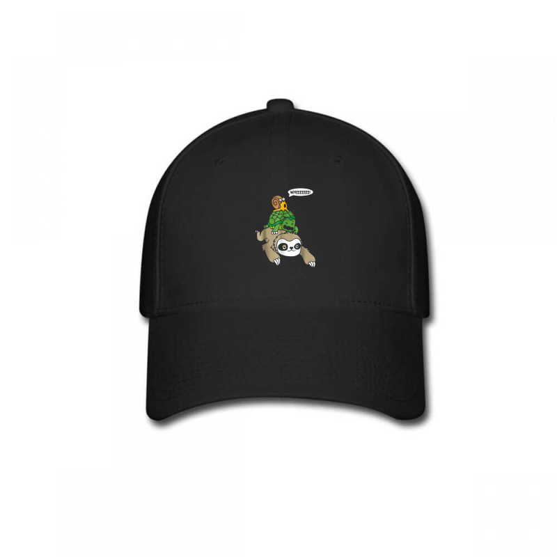 Sloth Turtle Snail Animal Running Wildlife Slowly Baseball Cap by ThienThuong | Artistshot