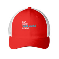 Eat Sleep Write Writing Novel Writer Mesh Cap | Artistshot