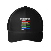 Gift Idea The Perfect Gaming Day Suprise For Gamers T Shirt Mesh Cap | Artistshot