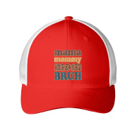 Mama Mommy Mom Bruh Vintage Leopard Boys Girls Kids Mesh Cap | Artistshot