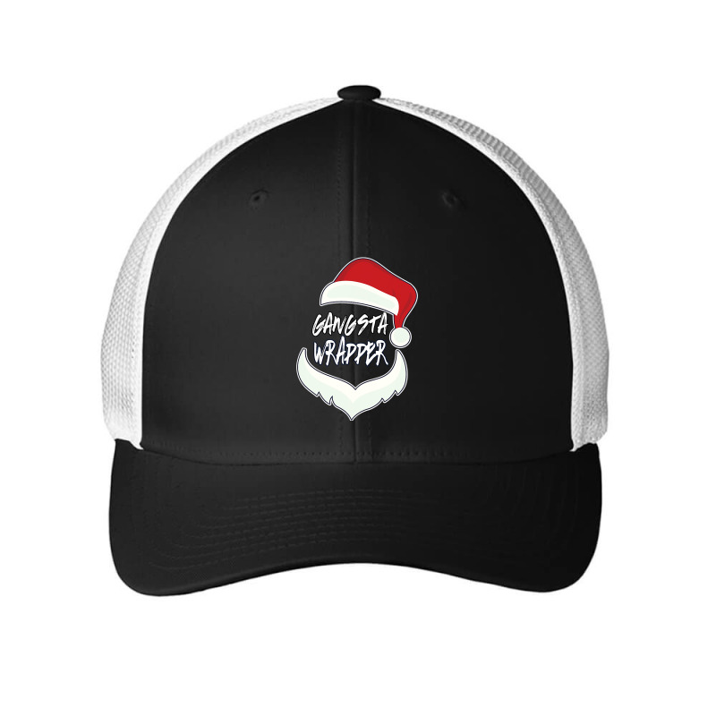 Christmas Gangsta Wrapper Santa Clause Mesh Cap | Artistshot