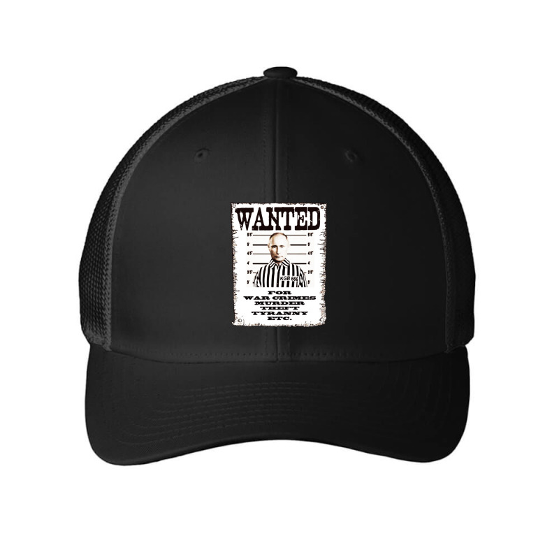 Wanted Dead Or Alive Putin War Crimes Mesh cap by halahbohk | Artistshot