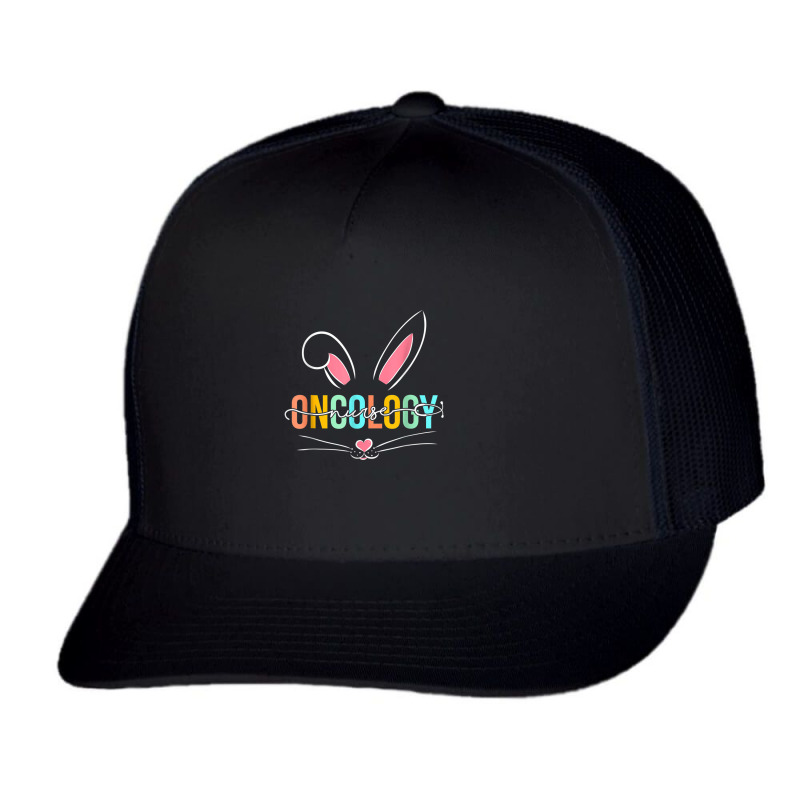 Oncology Nurse Bunny Ears Stethoscope Nursing Easter Day Trucker Cap by YenNgoc | Artistshot