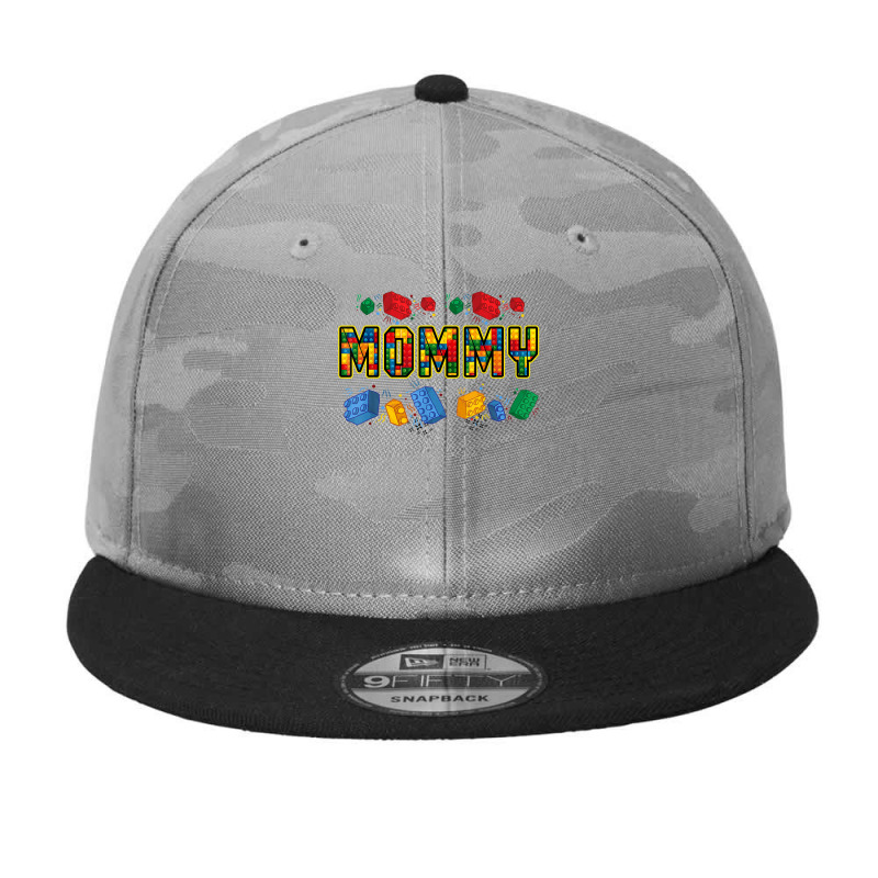 Mom Brick Builder Funny Blocks Master Builder T Shirt Camo Snapback by keishawnredner | Artistshot