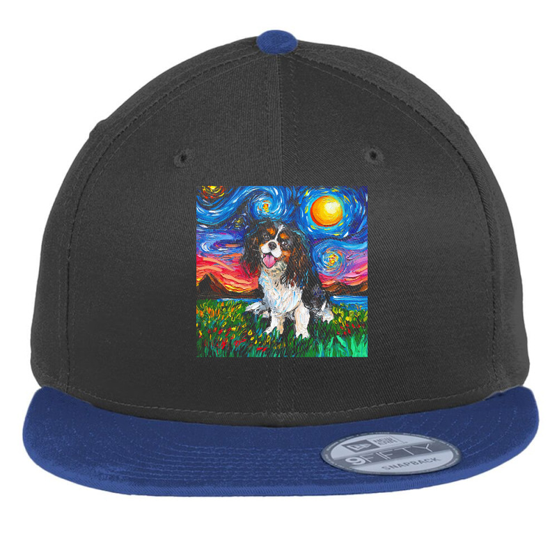 Cavalier King Charles Spaniel T  Shirt Tri Color Cavalier King Charles Flat Bill Snapback Cap | Artistshot