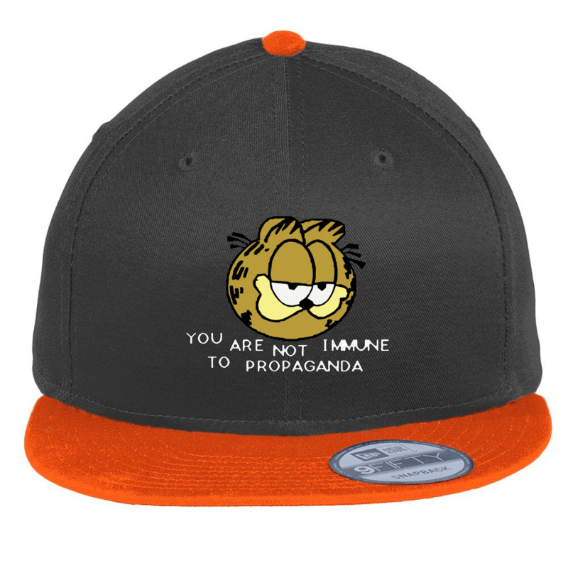 You Are Not Immune To Propaganda Flat Bill Snapback Cap by halahbohk | Artistshot