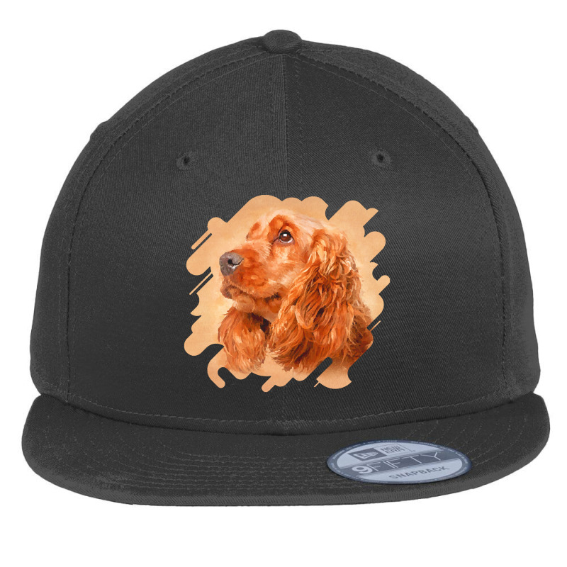 English Cocker Spaniel Flat Bill Snapback Cap by yongbiyb | Artistshot