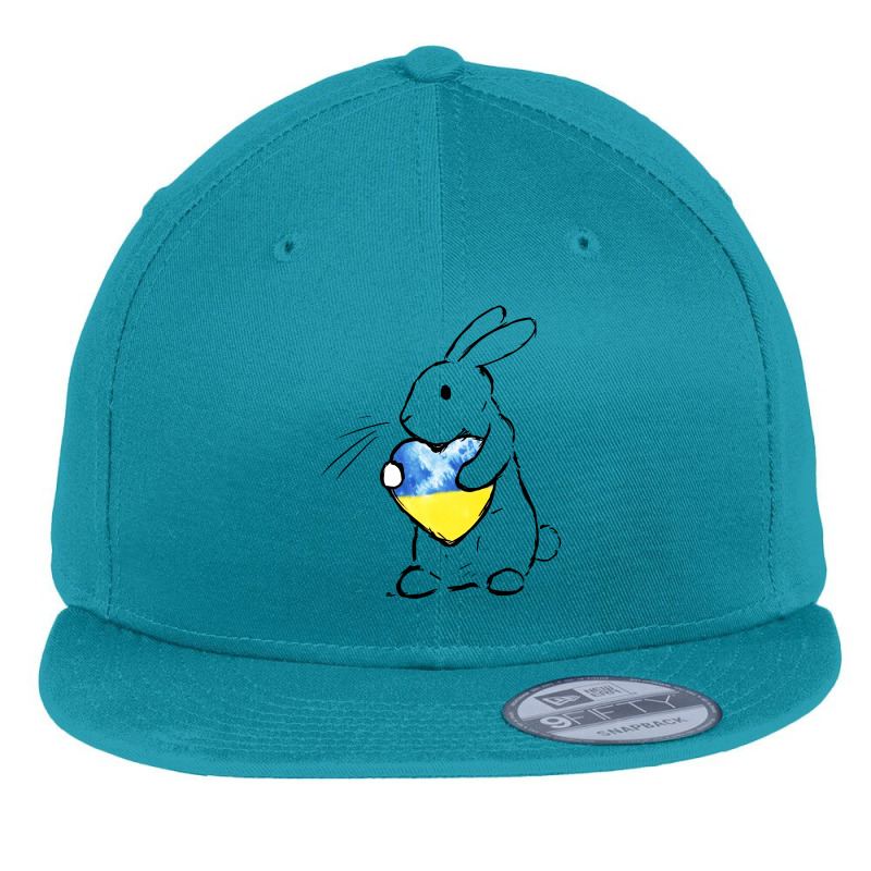 Bunny Flat Bill Snapback Cap | Artistshot