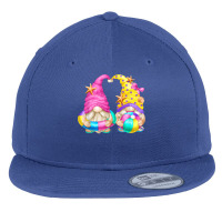 Beach Lover Gnomies With Flip Flops   Funny Summer Gnome T Shirt Flat Bill Snapback Cap | Artistshot