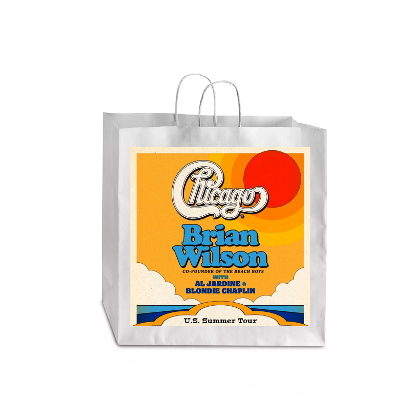 Chicago And Brian Wilson Summer Jumbo Paper Bag - 18 X 7 X 18 3/4 | Artistshot