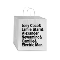 Aliases Joey Coco Star Paper Bag - 13 X 7 X 13 | Artistshot