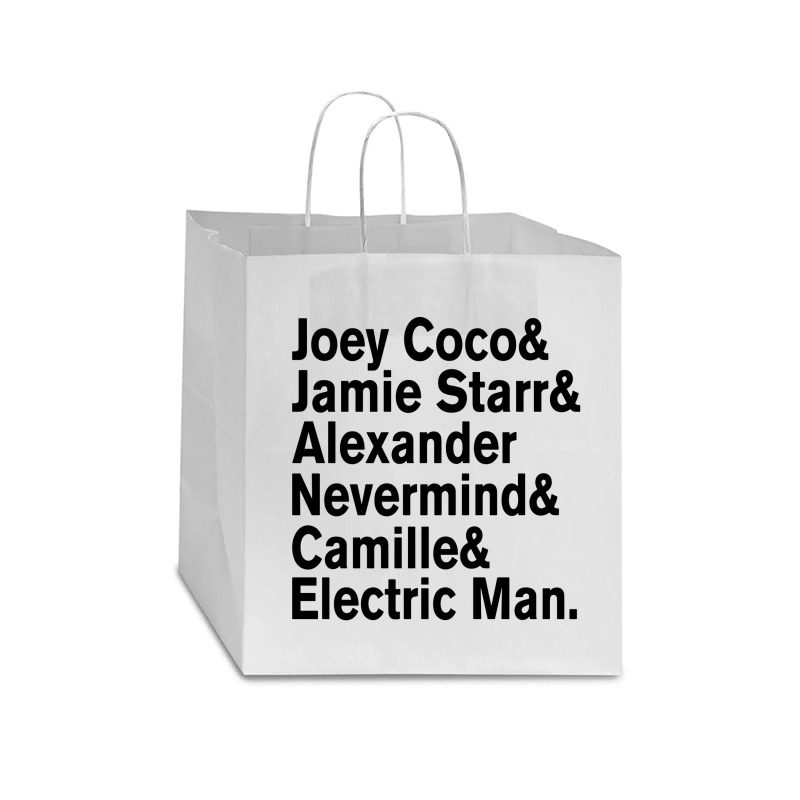 Aliases Joey Coco Star Paper Bag - 13 X 7 X 13 | Artistshot