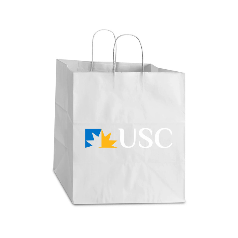 University Of The Sunshine Coast Take Out Paper Bag - 14 X 10 X 15 1/2 | Artistshot