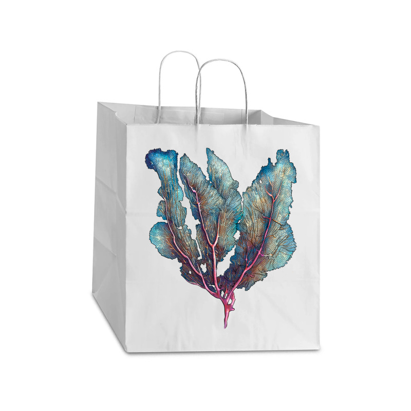 Venus Fan Sea Coral Take Out Paper Bag - 14 X 10 X 15 1/2 | Artistshot